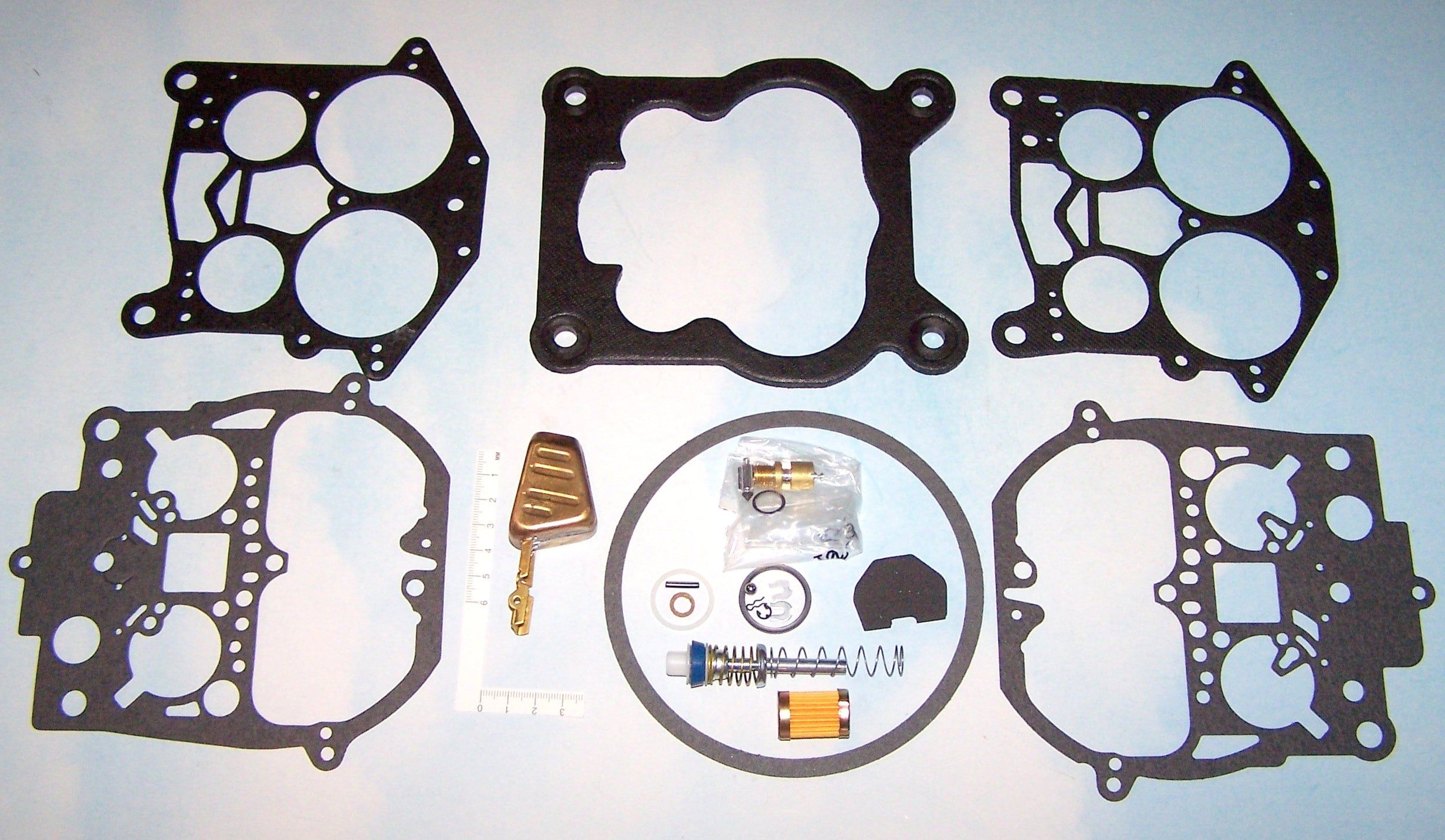 Rochester Quadrajet Carburetor Kit Brass Float Filter 72 78 Chevy 350 396 400 454 151037